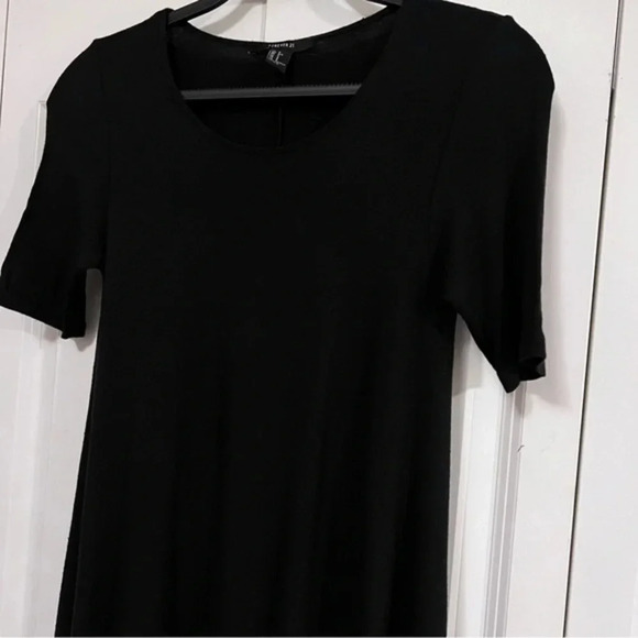 FOREVER 21 Black Knit Flare A-Line Dress Small - Picture 3 of 8